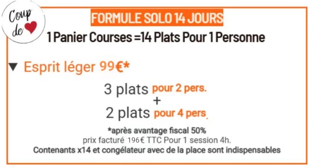 Aide au maintien à domicile formule qui remplace le portage de repas.